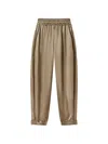 Co Collection Side-zip Elasticated-cuff Track Pants In Brown