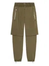 Co Collection Zip-detail Cargo Pants In Green