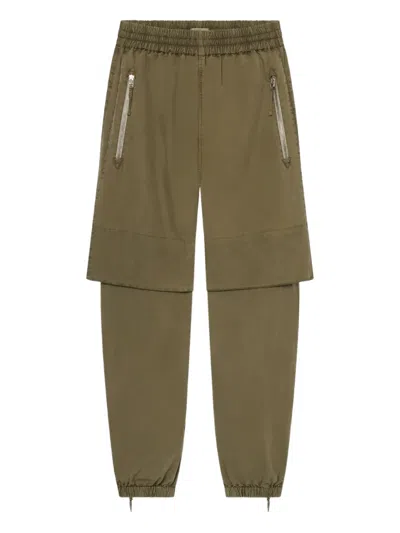 Co Collection Zip-detail Cargo Pants In Green