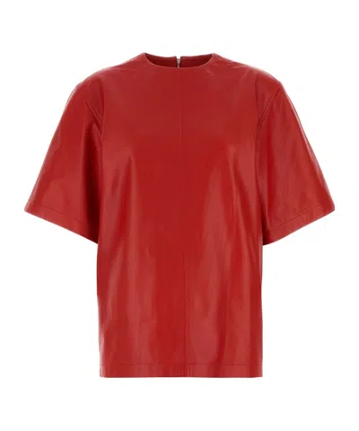 Co Crew Neck Blouse In Red