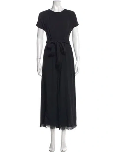 Pre-owned Co Crew Neck Jumpsuit In Black