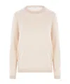 Co Crew Neck Long Sleeve Sweater In Neutral