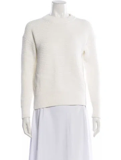 Pre-owned Co Crew Neck Long Sleeve Sweatshirt In Neutral