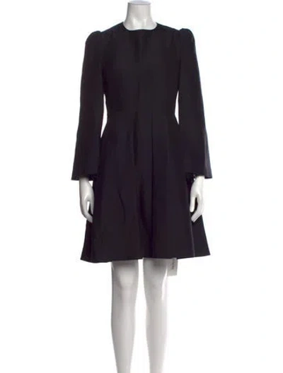 Pre-owned Co Crew Neck Mini Dress In Black