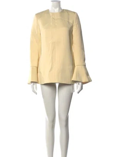 Pre-owned Co Crew Neck Mini Dress W/ Tags In Neutrals