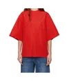 Co Red Oversized Poplin T-shirt