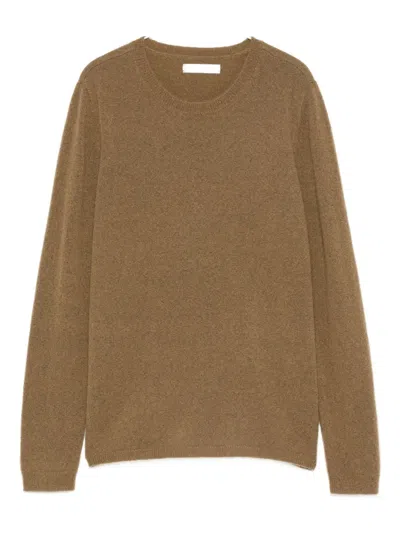 Co Crew Neck Sweater In Brown
