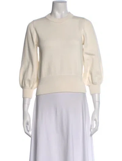 Pre-owned Co Crew Neck Sweater In Neutral