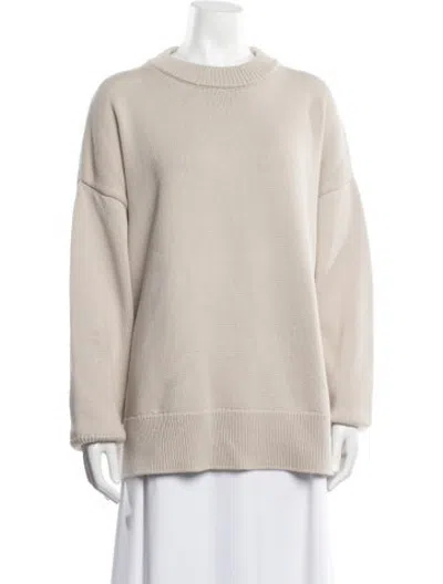 Pre-owned Co Crew Neck Sweater In Neutrals