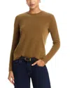 Co Crewneck Cashmere & Silk Sweater In Brown