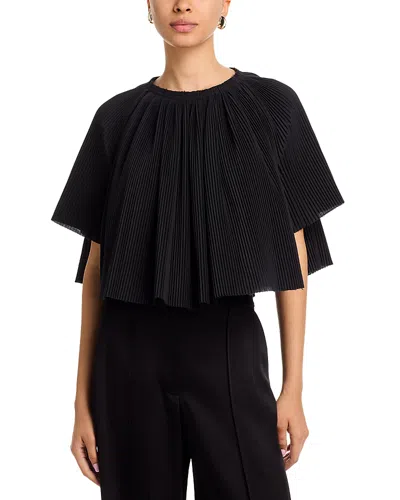 Co Crinkle Top In Black