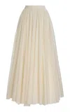 Co Crinoline Tton-silk Maxi Skirt In Ivory