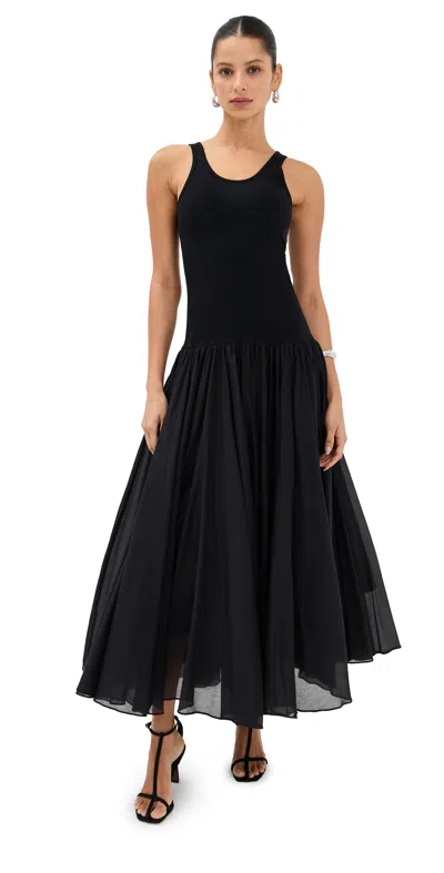 CO CRINOLINE DOUBLE LAYER DRESS BLACK