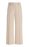 Co Cropped Flared Pants In Light Pink