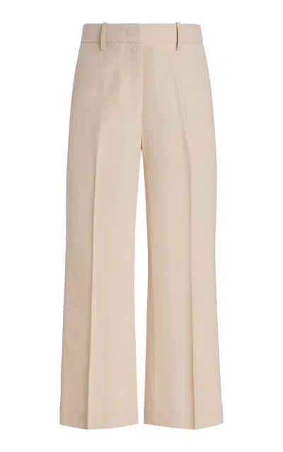Co Cropped Flared Pants In Light Pink