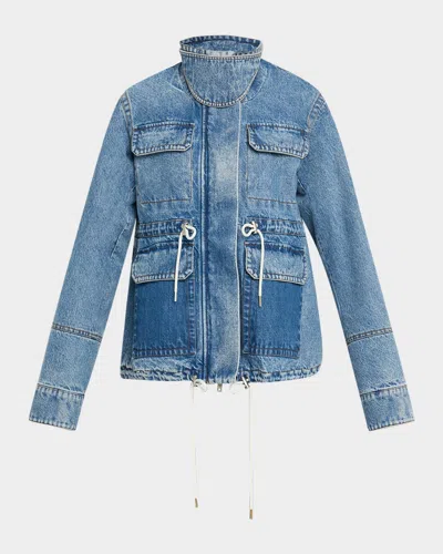 Co Cropped Flated Military Jacket