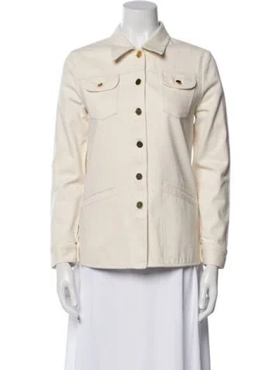 Pre-owned Co Denim Jacket In Neutral