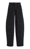 Co Black Denim Patch Pocket Jeans In 001 Black
