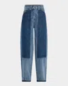 Co Denim Patchwork Pants Indigo