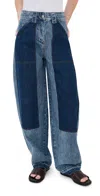 Co Denim Patchwork Pants Indigo