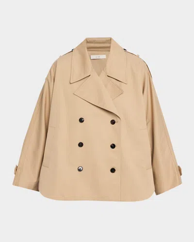 Co Batwing-sleeve Casual Jacket In Nude