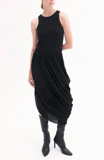 Co Draped Skirt In Black