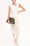 Co Draped Skirt In White