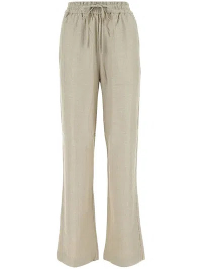 CO DRAWSTRING STRAIGHT-LEG TROUSERS