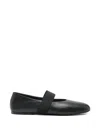Co Elastic-strap Ballet Flats In Black