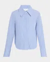 Co Fitted Classic Shirt In Blue