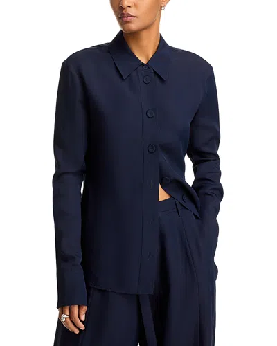 Co Fitted Shirt In Navy