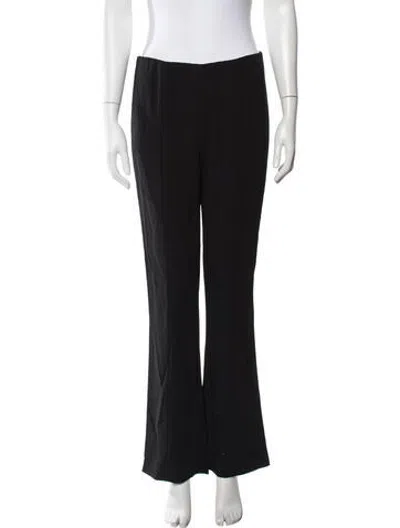 Pre-owned Co Flared Pants In Black