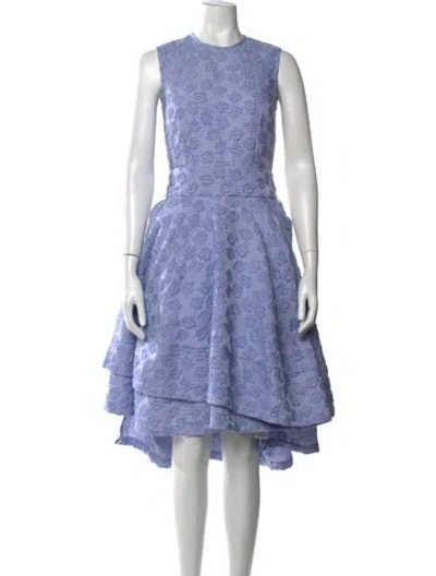 Pre-owned Co Floral Print Midi Length Dress