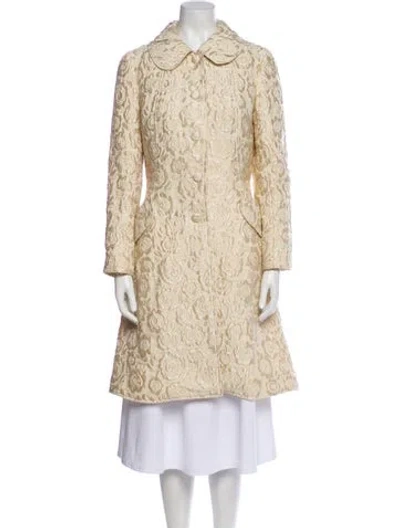 Pre-owned Co Floral Print Peaat In Neutral