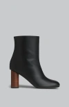 Co Leather Front-seam Boots 85 In Black