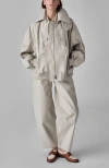 Co Gathered Bomber In Gray