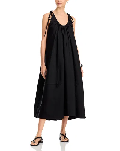 CO GATHERED MIDI DRESS