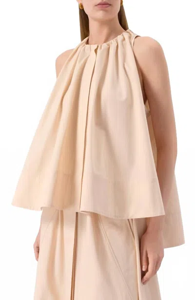 CO GATHERED TUNIC SHIRT IN PINK