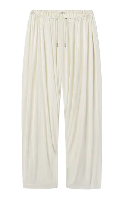 Co Gathered Visse Pants In Neutral