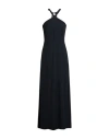 Co. Go Woman Maxi Dress Midnight Blue Size 8 Viscose, Cotton