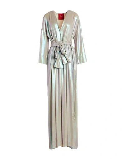 Co. Go Woman Maxi Dress Taupe Size 8 Polyester In Grey