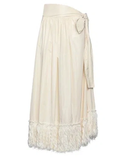 Co. Go Woman Maxi Skirt Beige Size 2 Polyester