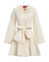 Co. Go Woman Mini Dress Beige Size 10 Polyester In Beige
