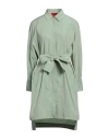 Co. Go Woman Mini Dress Ivory Size 8 Polyester In Sage Green