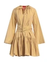 Co. Go Woman Mini Dress Sand Size 4 Polyester In Beige
