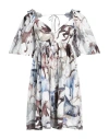Co. Go Woman Mini Dress White Size 6 Cotton In White