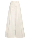 Co. Go Woman Pants Ivory Size 4 Polyester In White