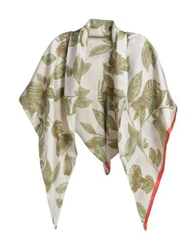 Co. Go Woman Scarf Beige Size - Silk