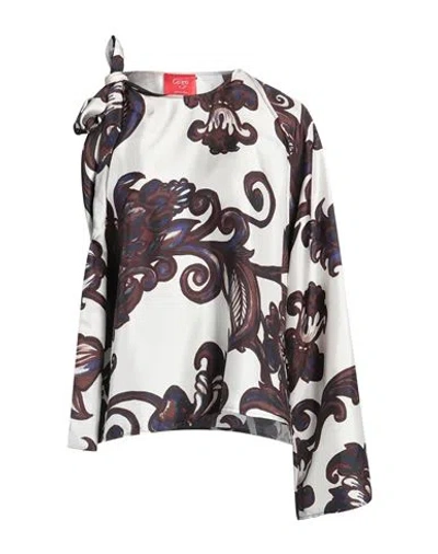 Co. Go Woman Top Off White Size 8 Silk