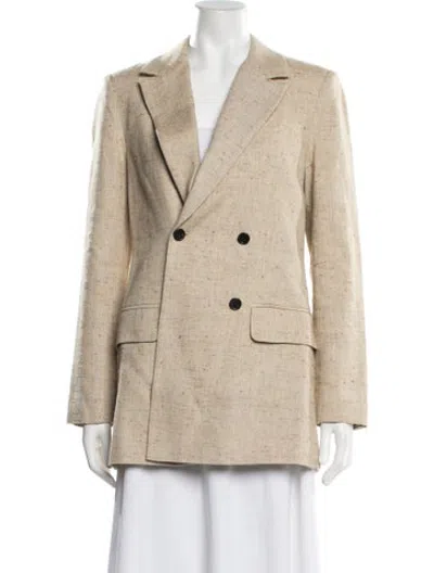 Pre-owned Co Hemp Tweed Pattern Blazer In Neutrals
